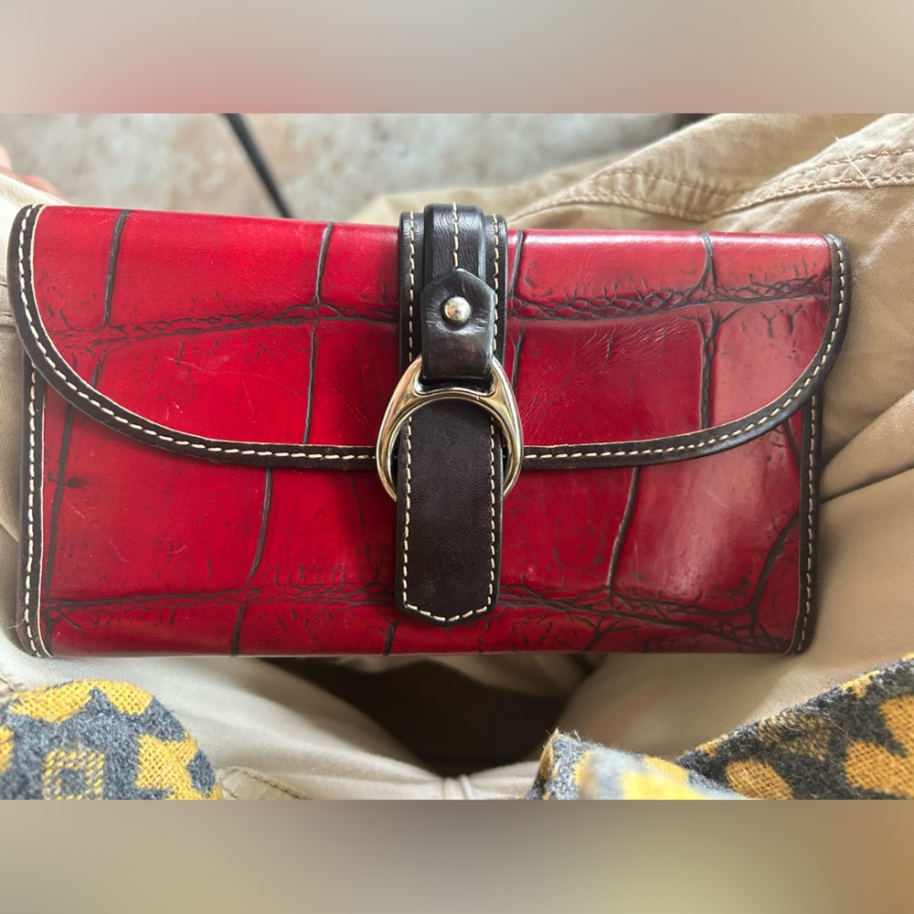 Dooney Bourke wallet and check holder